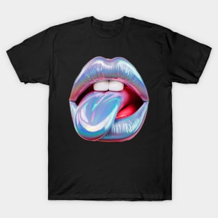 Fluorescent Tongue | T Shirt Design T-Shirt